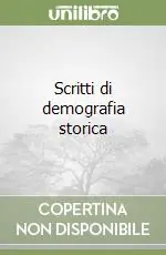 Saldi Scritti di demografia storica