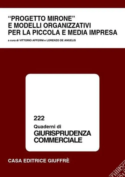 Di Tendenza Progetto Mirone e modelli organizzativi per la piccola e media impresa