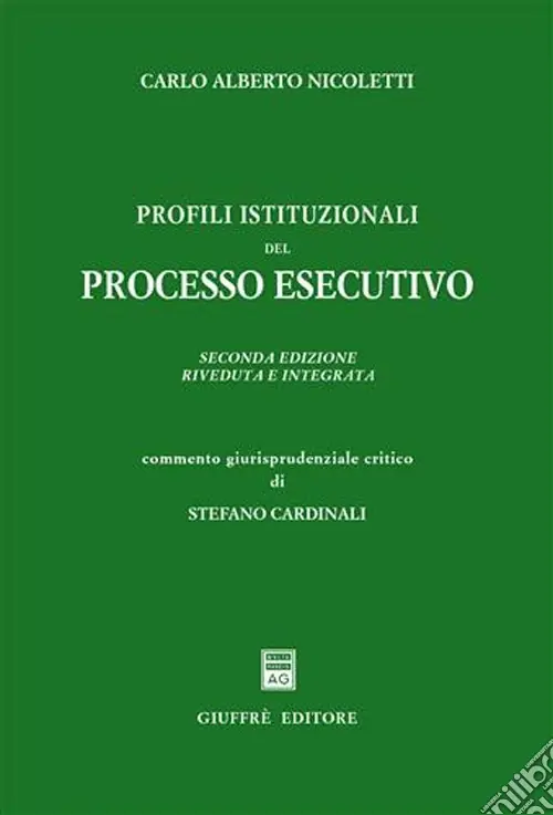 Compra Oggi Stesso Profili istituzionali del processo esecutivo