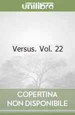 Versus. Vol. 22 Promo Stagionale