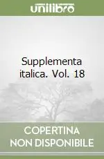 Reso Gratuito Supplementa italica. Vol. 18