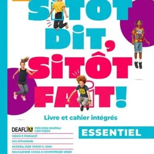 Sitot dit, sitot fait. Livre de l‘élève. BES essentiel. Per la Scuola media. Con espansione online Occasione