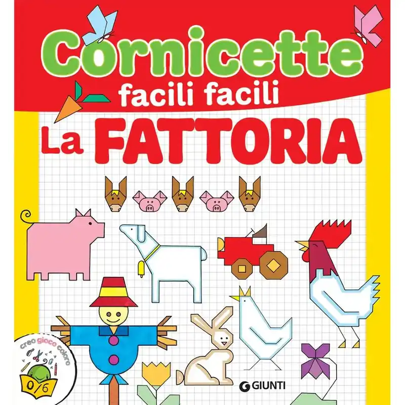 Fattoria Cornicette Facili Zerosei – Libro Didattico per Bambini Nuovo Arrivo