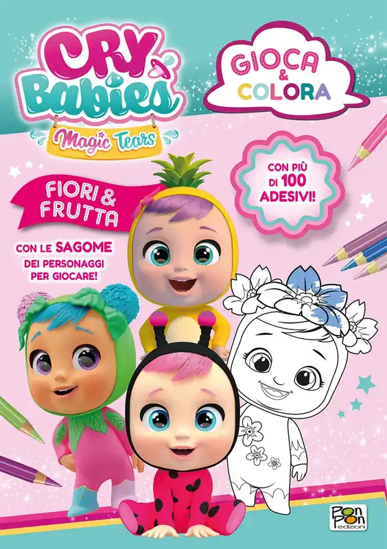 Consegna Rapida Cry Babies. Gioca & Colora. Fiori & Frutta