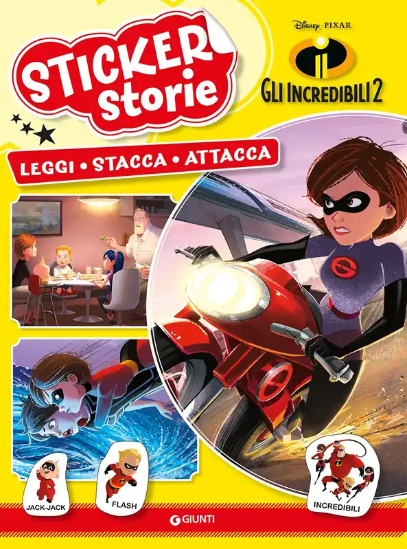 Promozione Esclusiva Sticker Storie - Gli Incredibili 2 Leggi - Stacca - Attacca