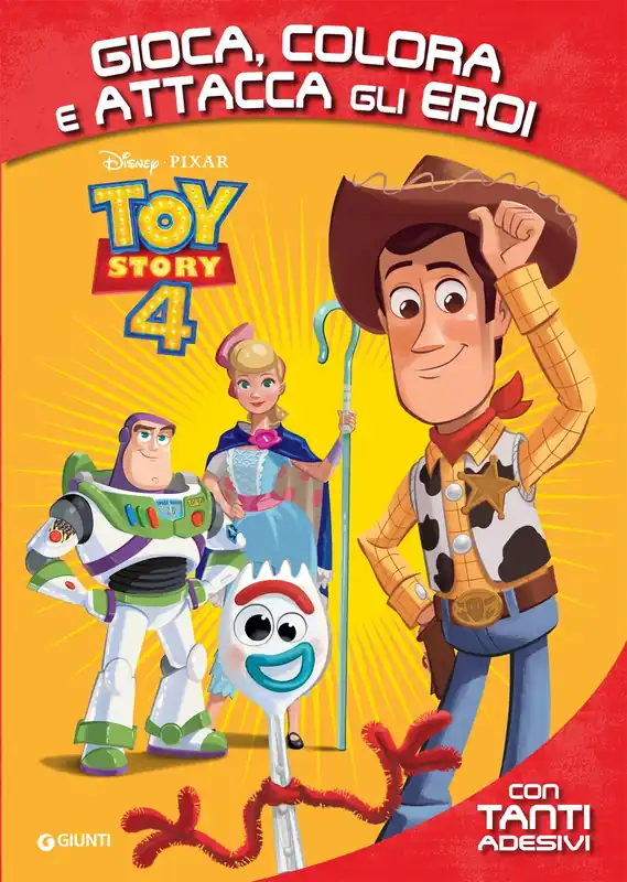 Attacca gli Eroi - Gioca, Colora e Attacca Toy Story 4 Must-Have