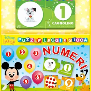 Super Prezzo Puzzle Leggi e Gioca - Numeri Un libro e 20 tessere per giocare
