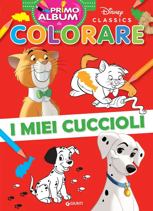 Promozione Primo album da colorare Disney Classics I miei cuccioli