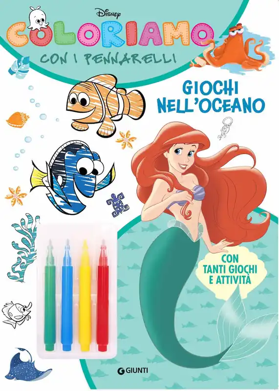Coloriamo con i pennarelli Giochi nell‘oceano Con tanti giochi e attività Bestseller