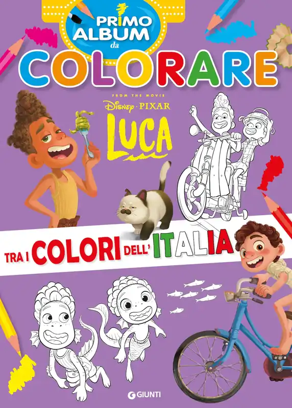 Offerta Speciale Luca Disney/Pixar Primo album da colorare Tra i colori dell‘Italia