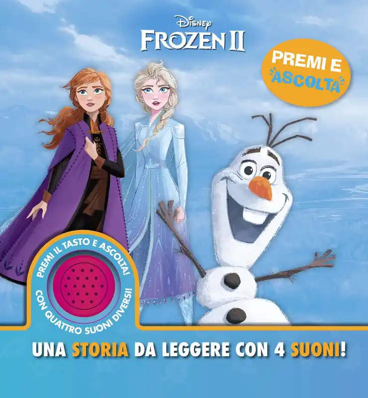 Disney Frozen 2 Premi e ascolta - Una storia da leggere con 4 suoni! Premi il tasto e ascolta! Con 4 suoni diversi! Affare