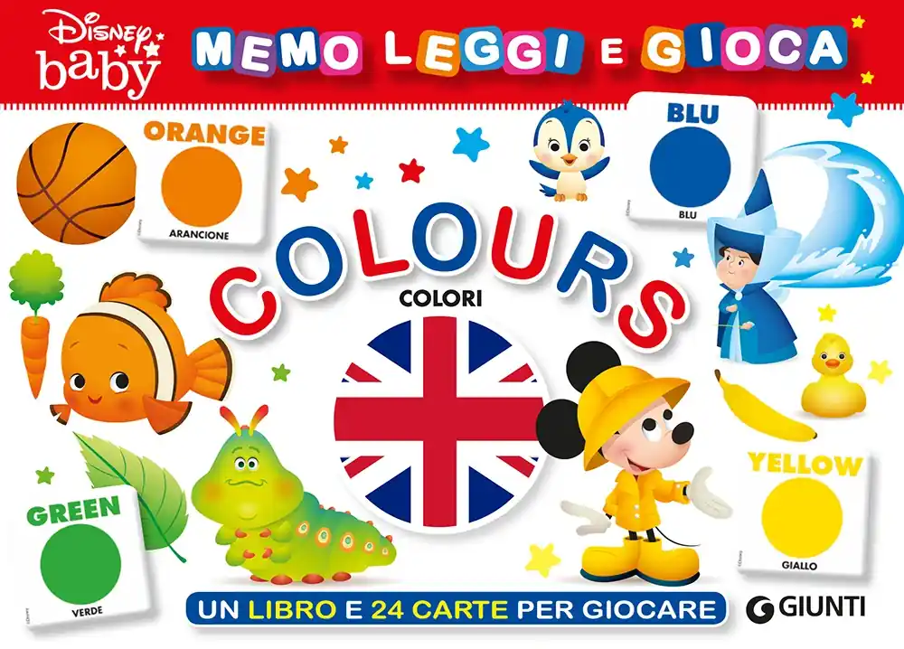 Memo Leggi e Gioca - Colours Un libro e 24 carte per giocare Spedito Oggi