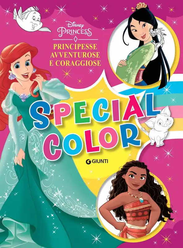 Promozione Special color Disney Princess Principesse avventurose e coraggiose