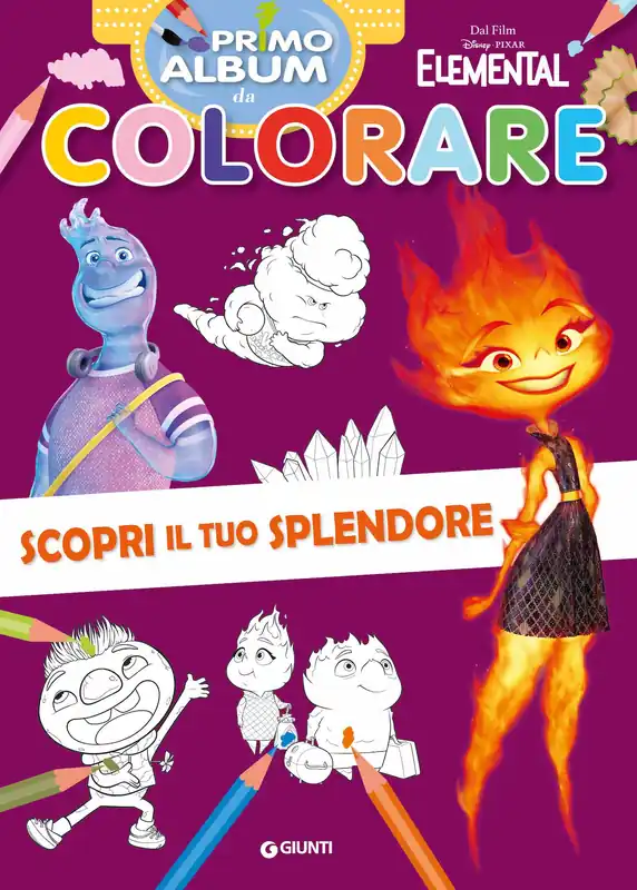 Elemental Primo album da colorare Scopri il tuo splendore Subito Disponibile