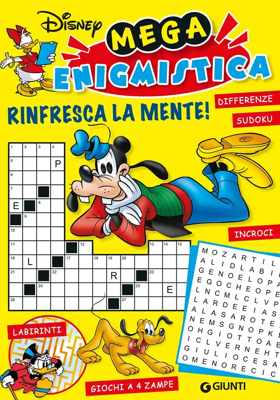 Mega Enigmistica Disney Rinfresca la mente Differenze, Sudoku, Incroci, Labirinti, Giochi a 4 zampe Ultimissimo Modello