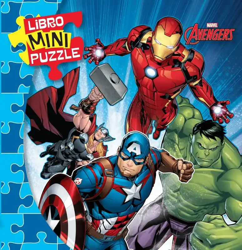 Popolare Libro Mini Puzzle - Avengers