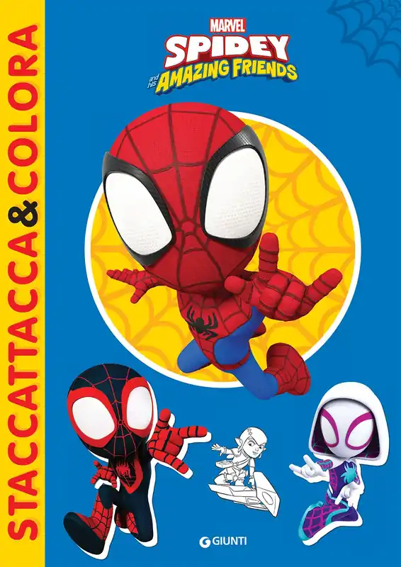 Miglior Prezzo Staccattacca&colora Marvel Spidey and his Amazing friends