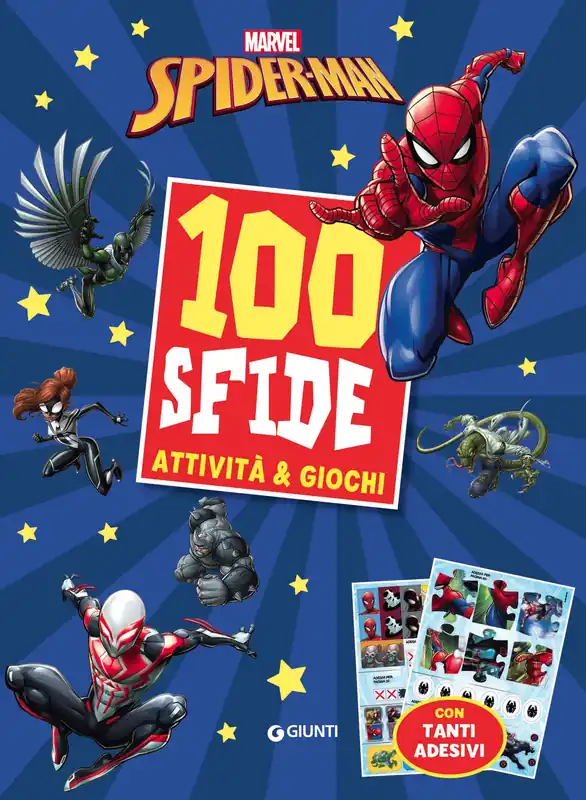 Spiderman 100 Sfide Attività e giochi Con tanti adesivi Compra Adesso