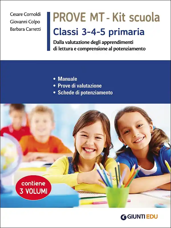 Quantità Limitata Prove MT 3-4-5 - Kit scuola primaria Manuale - Prove di valutazione - Schede di potenziamento