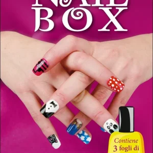 Affare Nail box Contiene 3 fogli di nail tattoo, 6 limette
