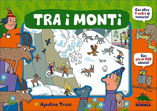 Consegna Rapida Tra i monti Con oltre 3 metri di scenario! Con più di 150 adesivi!