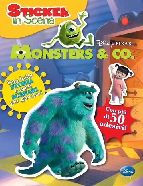 Monsters Inc. Sticker in scena. Con adesivi. Ediz. illustrata Prezzo Ridotto
