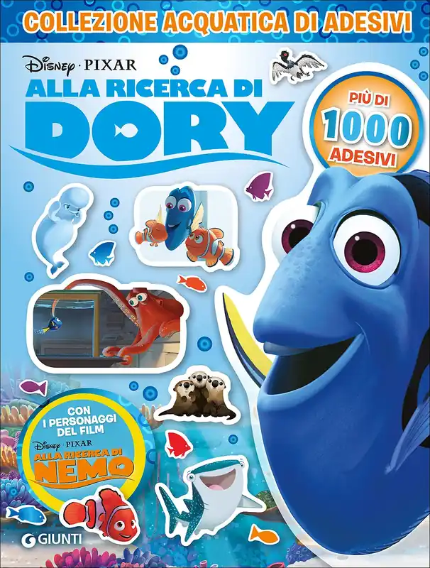 Collezione di Adesivi - Alla ricerca di Dory Collezione acquatica di adesivi - Più di 1000 adesivi Spedito Oggi