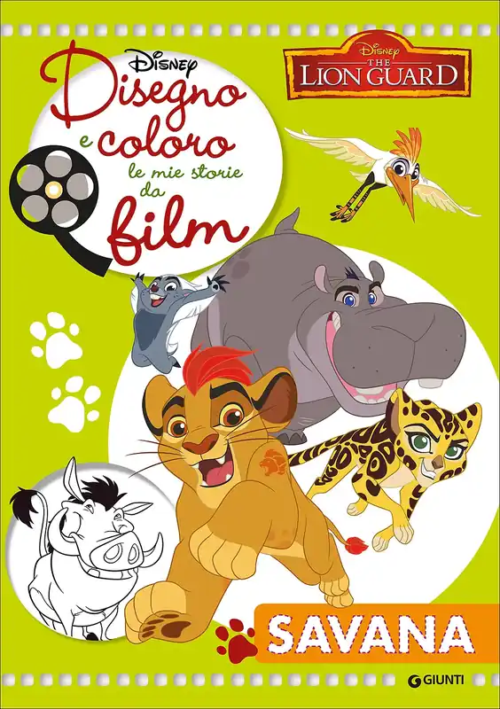 Disegno e Coloro le Mie Storie da Film - The Lion Guard. Savana Professionale