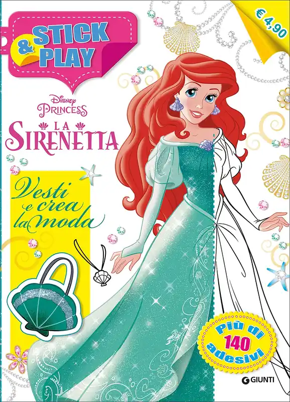 Stick&Play - La Sirenetta Vesti e crea la moda - Più di 140 adesivi Ultima Occasione