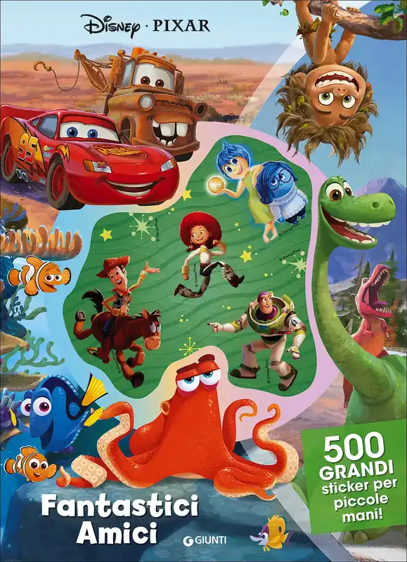 500/1000 Stickers - Disney-Pixar. Fantastici Amici 500 grandi sticker per piccole mani! Occasione