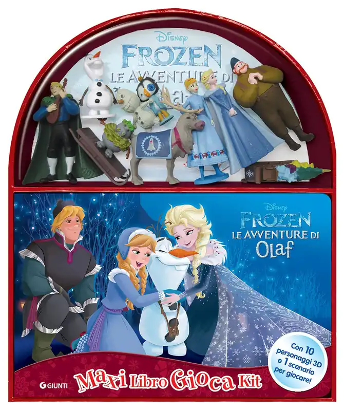 Frozen. Le avventure di Olaf - Maxi LibroGiocaKit Con 10 personaggi 3D e 1 scenario per giocare! Affare