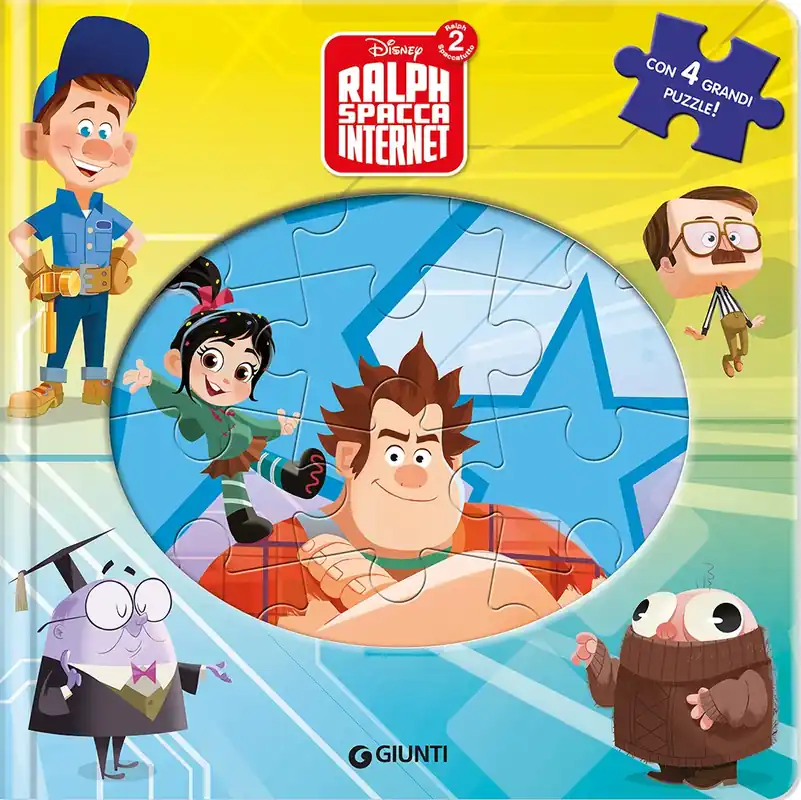 Compra Adesso Libri Puzzle - Ralph Spacca Internet Con 4 grandi puzzle!
