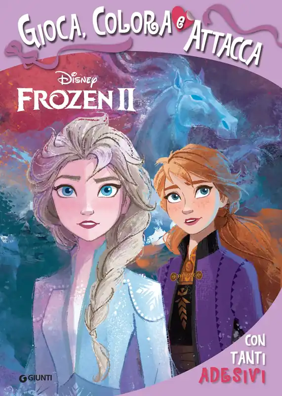 Promo Stagionale Attacca le Principesse - Frozen 2. Gioca, Colora e Attacca Con tanti adesivi