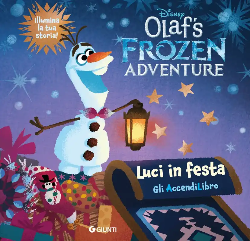 Compra Online Luci in festa Olaf‘s Frozen Adventure Libro con Lucine