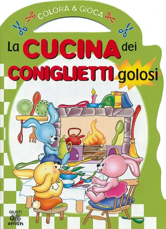 Saldi La Cucina dei coniglietti golosi Colora & Gioca