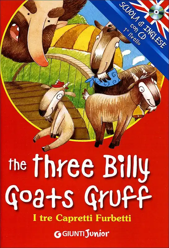 The three Billy Goats Gruff + CD I tre Capretti Furbetti Spedito Oggi