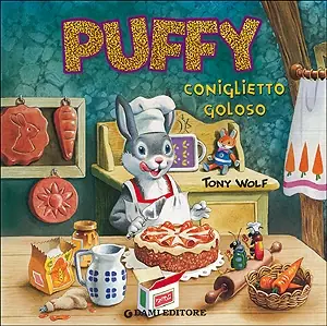 Di Tendenza Puffy coniglietto goloso Illustrazioni di Tony Wolf