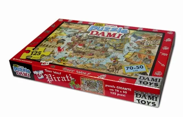 Compra Oggi Stesso Grandi Puzzle Dami Pirati Dami Toys