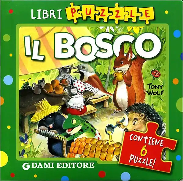 Il Bosco Contiene 6 puzzle! Nuova Collezione