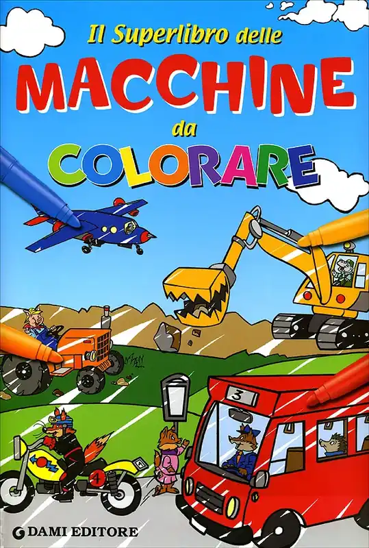Il Superlibro delle Macchine da Colorare Offerta