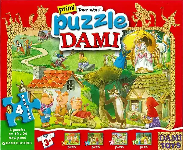 Primi Puzzle Dami Il mondo delle fiabe Dami Toys Promozione Esclusiva