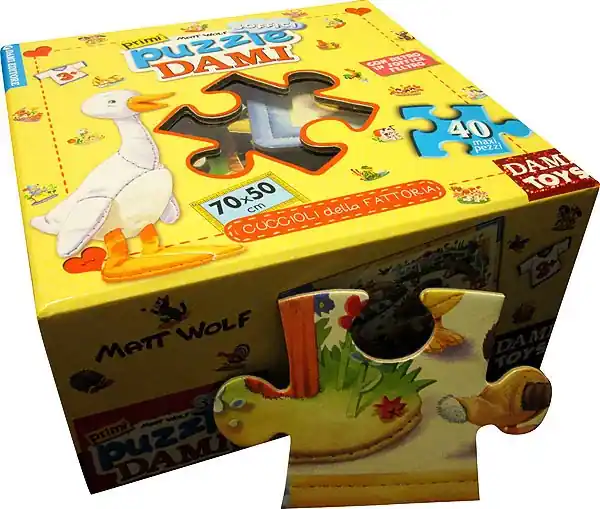 Ordina Subito Primi Puzzle Dami Soffici. I cuccioli della fattoria Dami Toys