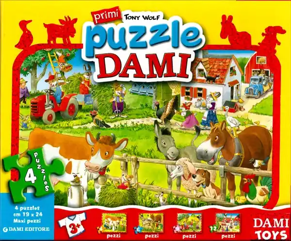 Spedito Oggi Primi Puzzle Dami La fattoria Dami Toys