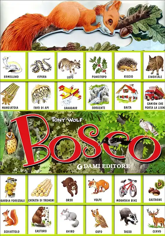 Bosco Albo + scenario con tantissimi attacca-stacca removibili - Illustrazioni di Tony Wolf Prezzo Scontato