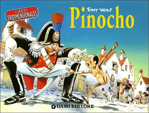 Esclusivo Pinocchio (Tridimensionale) Illustrazioni di Tony Wolf