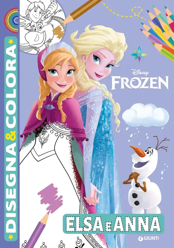 Elsa e Anna Disegna&colora Disney Frozen Sconto