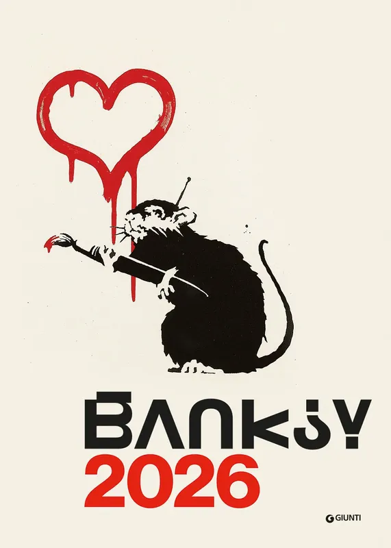 Promo Stagionale Calendario Banksy 2026 da parete (30 x 42 cm)