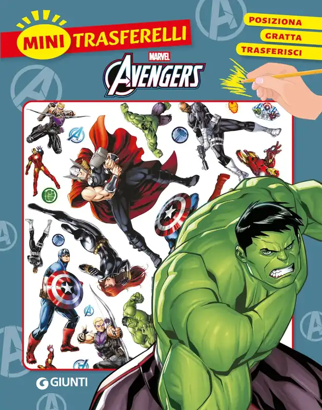 Offerta Mini Trasferelli Marvel Avengers