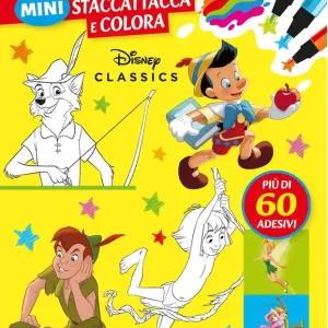A Buon Prezzo Mini Staccattacca e colora Disney Classics Più di 60 adesivi