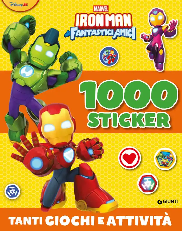 Iron Man e i suoi fantastici amici 1000 Sticker Tanti giochi e attività Di Tendenza